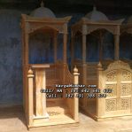 Mimbar Masjid Podium Minimalis Jati Jepara