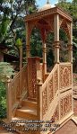 Desain Mimbar Masjid Minimalis Ukiran Jepara