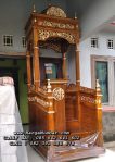 Mimbar Masjid Minimalis Modern Ukir Jepara