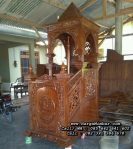 Mimbar Masjid Minimalis Ukir Jepara