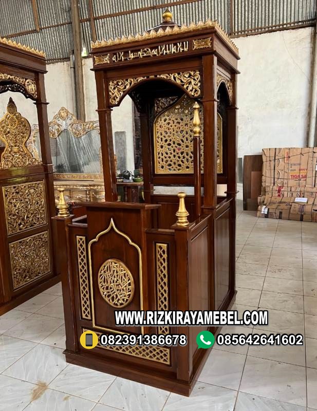 Model Mimbar Masjid Minimalis Jepara