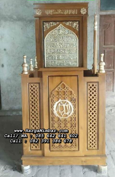 Model Mimbar Masjid Minimalis Terbaru