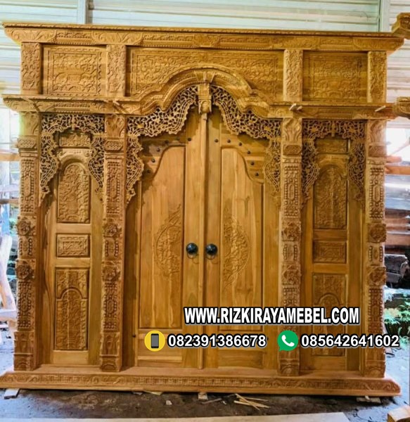 Pintu Ukiran Gebyok Jati Jepara